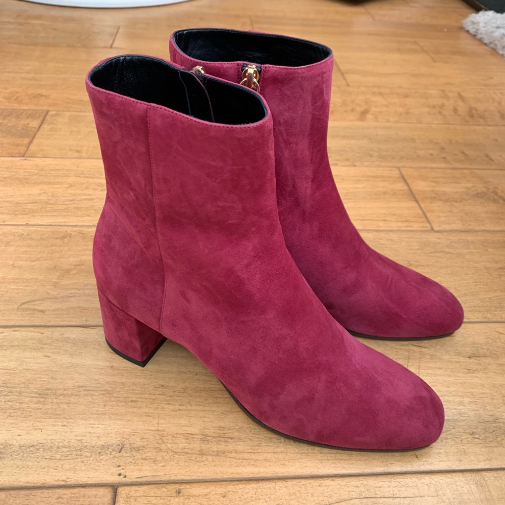 M. Gemi Corsa Booties Chianti Suede 40 / US 9